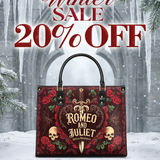 "Romeo And Juliet" Poison Rose Leather Handbag Deal