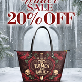 "Romeo And Juliet" Poison Rose Leather Tote Bag Deal