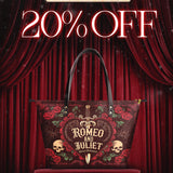 "Romeo And Juliet" Poison Rose Leather Tote Bag Deal
