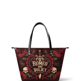 "Romeo And Juliet" Poison Rose Leather Tote Bag