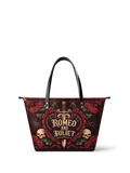 "Romeo And Juliet" Poison Rose Leather Tote Bag