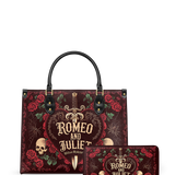 "Romeo And Juliet" Poison Rose Leather Handbag Deal