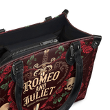 "Romeo And Juliet" Poison Rose - Black Interior - Small Leather Handbag