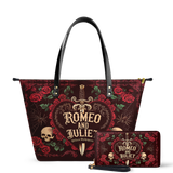 "Romeo And Juliet" Poison Rose Leather Tote Bag Deal