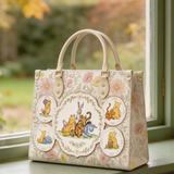 “Silly Old Bear” Applique Leather Handbag Pre-order