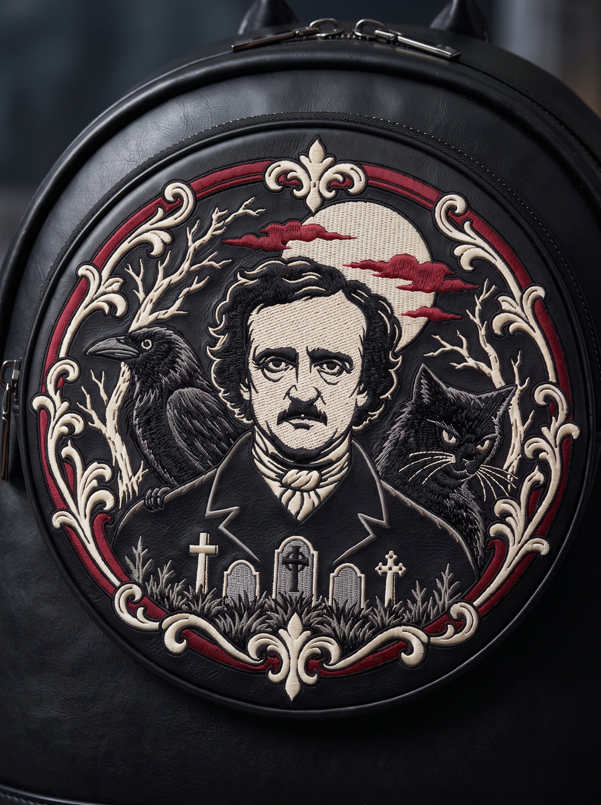 "Spirits Of The Dead" Skein Leather Backpack