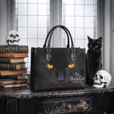 "The Black Cat" - Black Interior - Leather Handbag