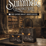 "The Black Cat" Small Leather Handbag Deal
