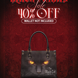 "The Black Cat" Small Leather Handbag Deal
