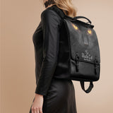 "The Black Cat" Leather Backpack