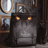 "The Black Cat" Leather Backpack