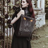 "The Black Cat" Leather Backpack
