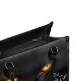 "The Black Cat" - Black Interior - Leather Handbag