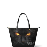 "The Black Cat" Leather Tote Bag
