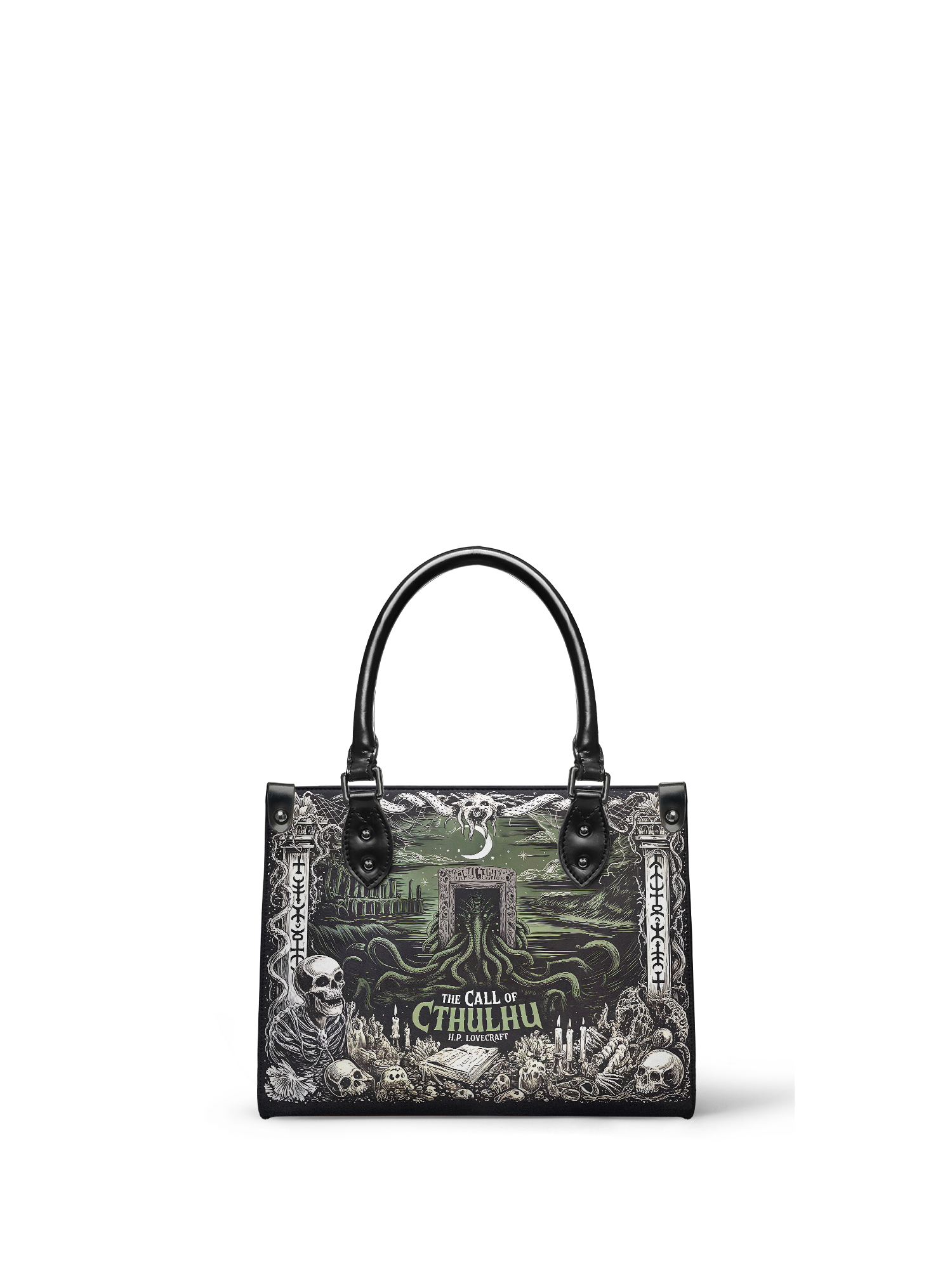 "The Call Of Cthulhu" - Black Interior - Small Leather Handbag - NEW WORKSHOP SALE
