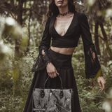 "The Cask Of Amontillado" - Black Interior - Leather Handbag