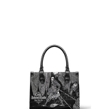 "The Cask Of Amontillado" - Black Interior - Small Leather Handbag