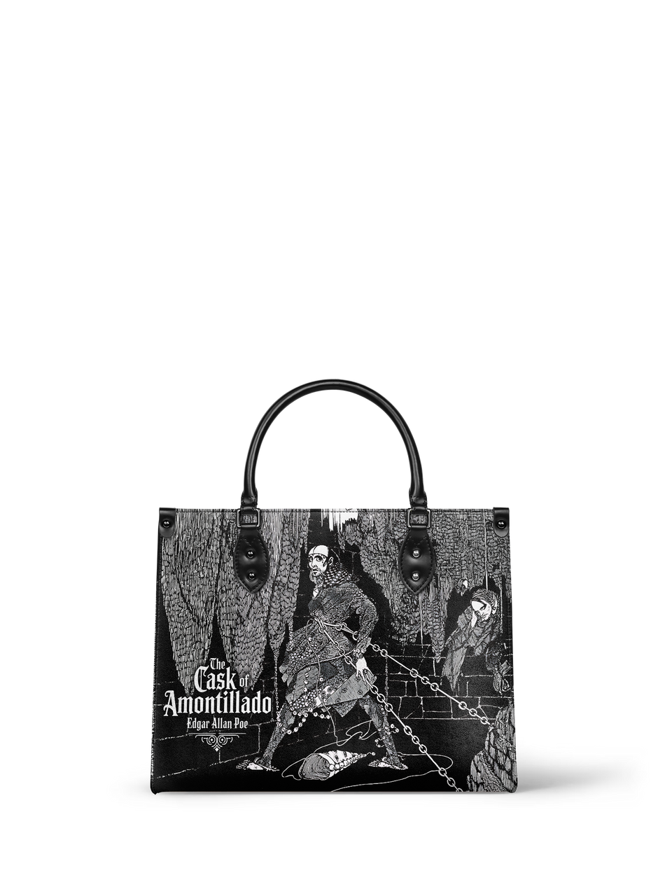 "The Cask Of Amontillado" - Black Interior - Leather Handbag - Special Deal