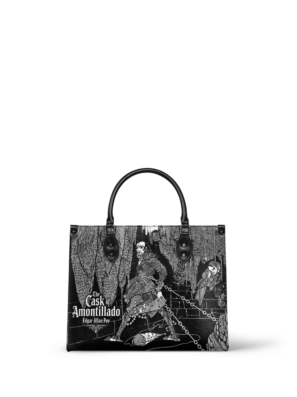 "The Cask Of Amontillado" - Brown Interior - Leather Handbag