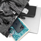 "The Cask Of Amontillado" - Black Interior - Leather Handbag