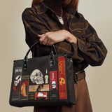 "The Codex of Gothic Tales" Deadlight Black - Black Interior - Leather Handbag - CLEAROUT