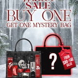 "The Codex of Gothic Tales" Black Widow’s Kiss Leather Handbag Deal