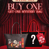 "The Codex of Gothic Tales" Deadlight Black Leather Tote Bag Deal