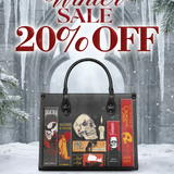 "The Codex of Gothic Tales" Deadlight Black Leather Handbag Deal