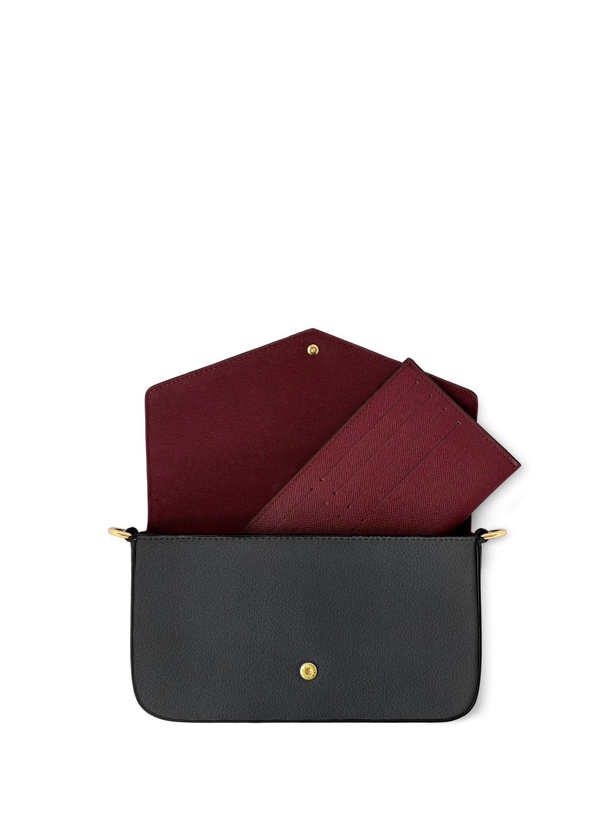 "The Codex of Gothic Tales" Deadlight Black Envelope Chain Crossbody Bag - FALL DEAL