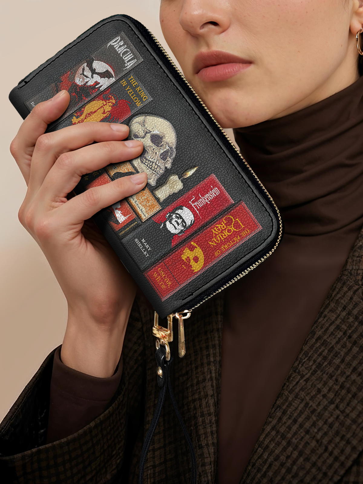 "The Codex of Gothic Tales" Deadlight Black Wallet - FALL DEAL