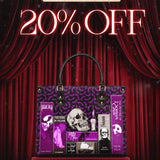 "The Codex of Gothic Tales" Violet Echo Leather Handbag Deal