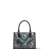 "The Colour Out Of Space" - Black Interior - Small Leather Handbag
