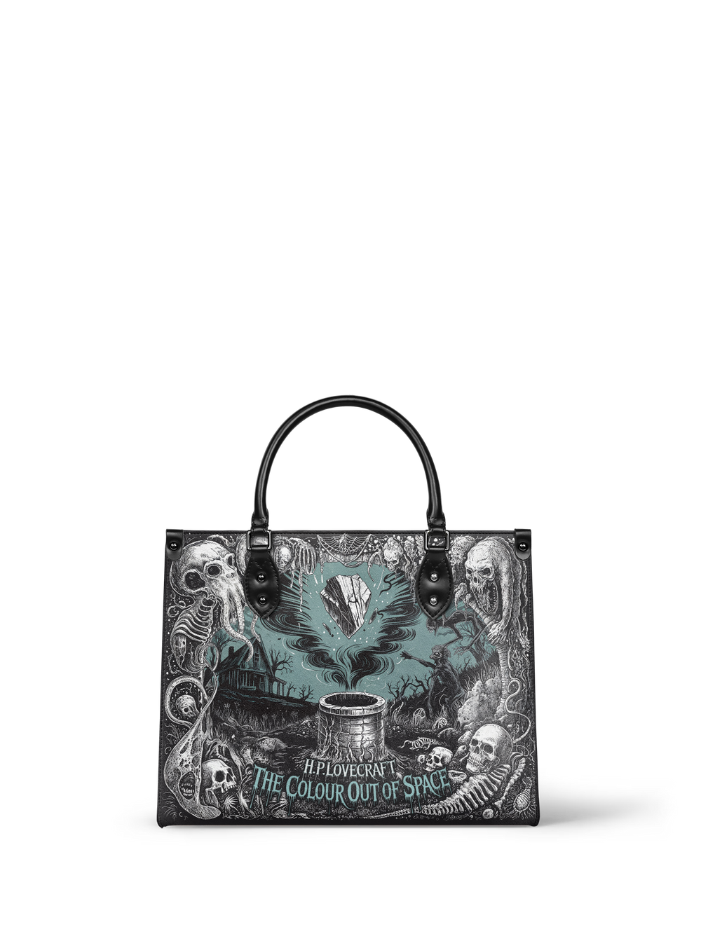 "The Colour Out Of Space" - Black Interior - Leather Handbag - Special Deal