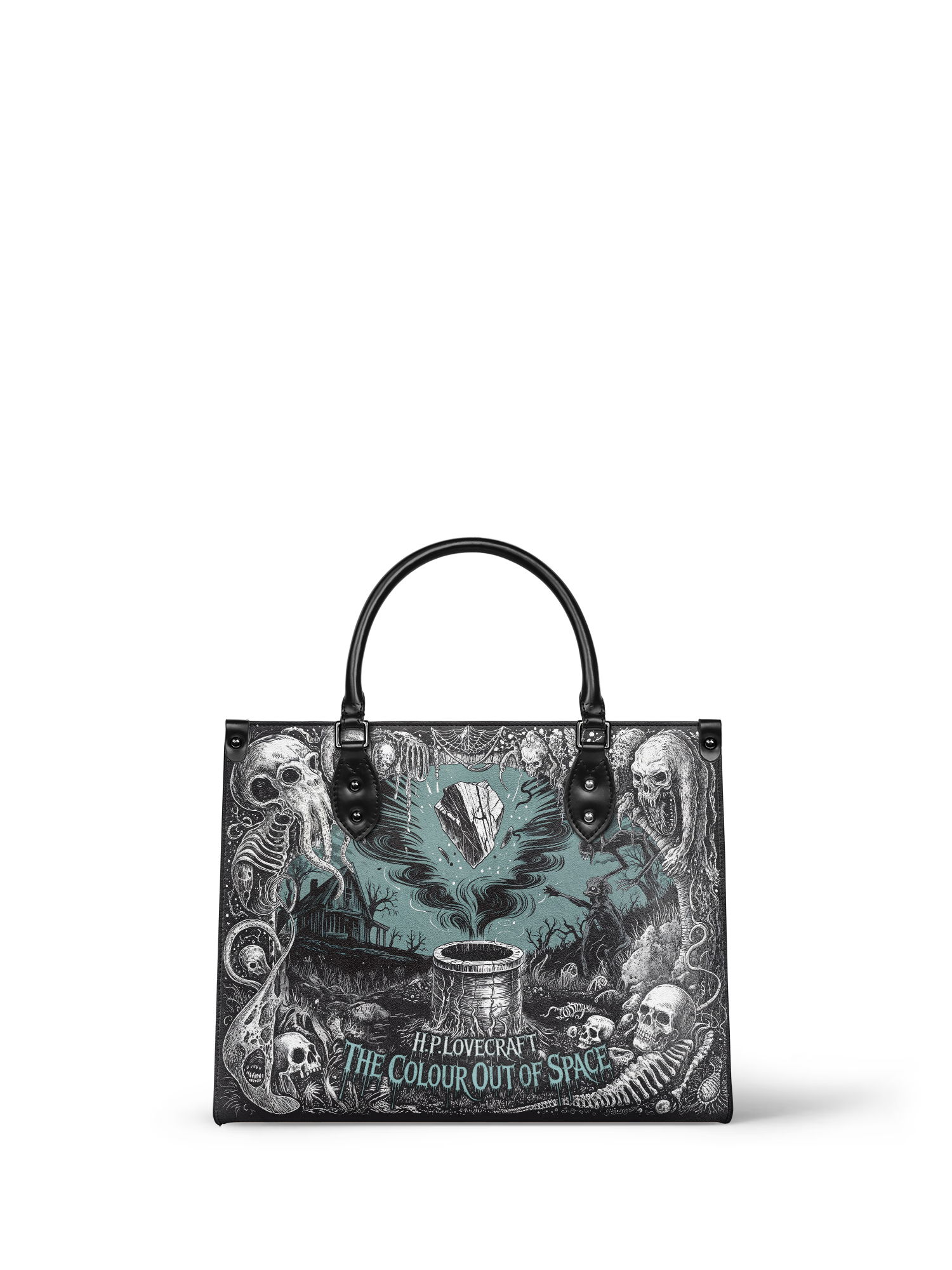 "The Colour Out Of Space" - Black Interior - Leather Handbag - Special Deal