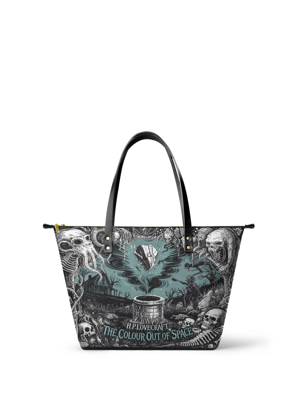 "The Colour Out Of Space" Leather Tote Bag