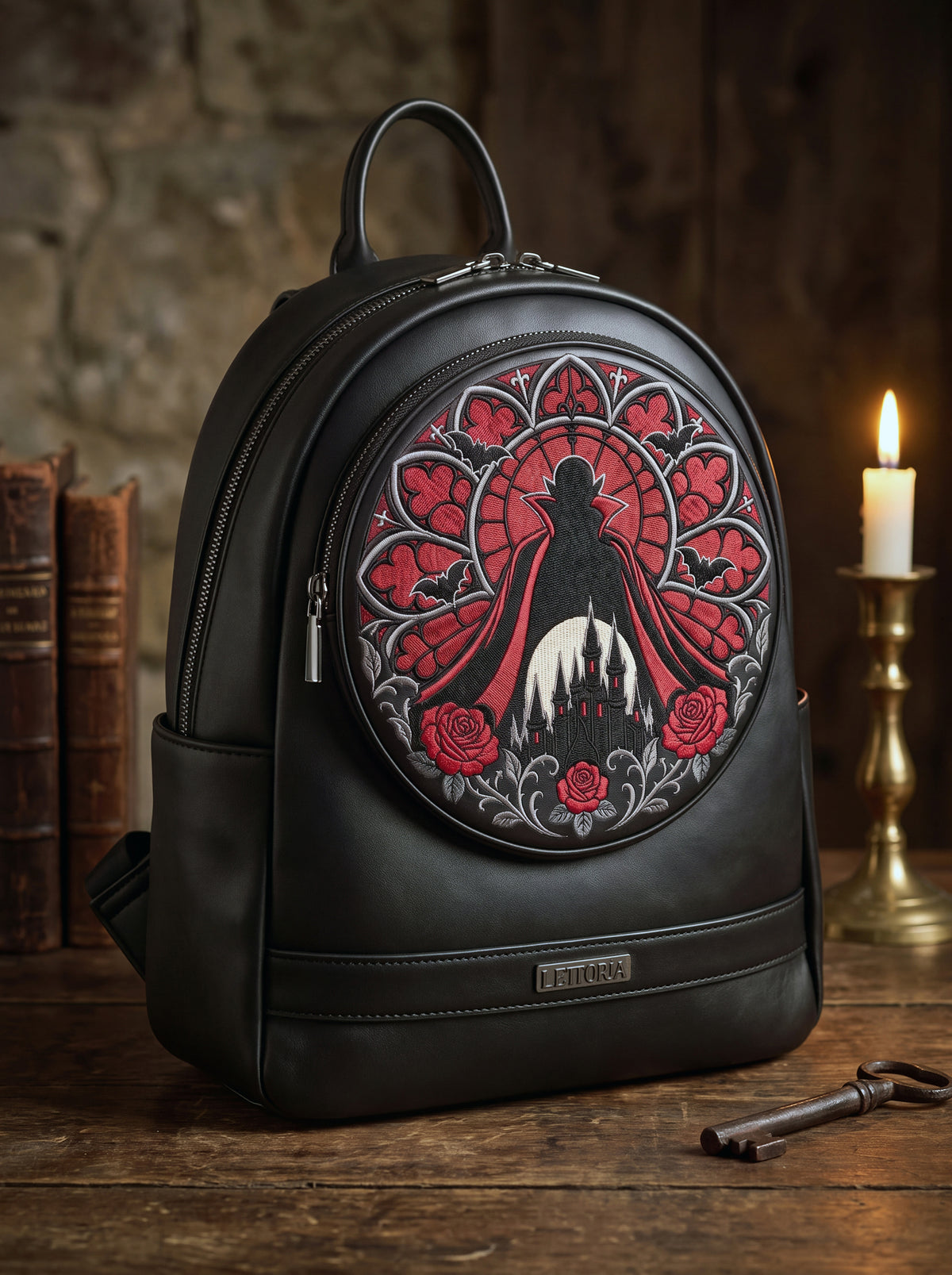 "The Count" Skein Leather Backpack