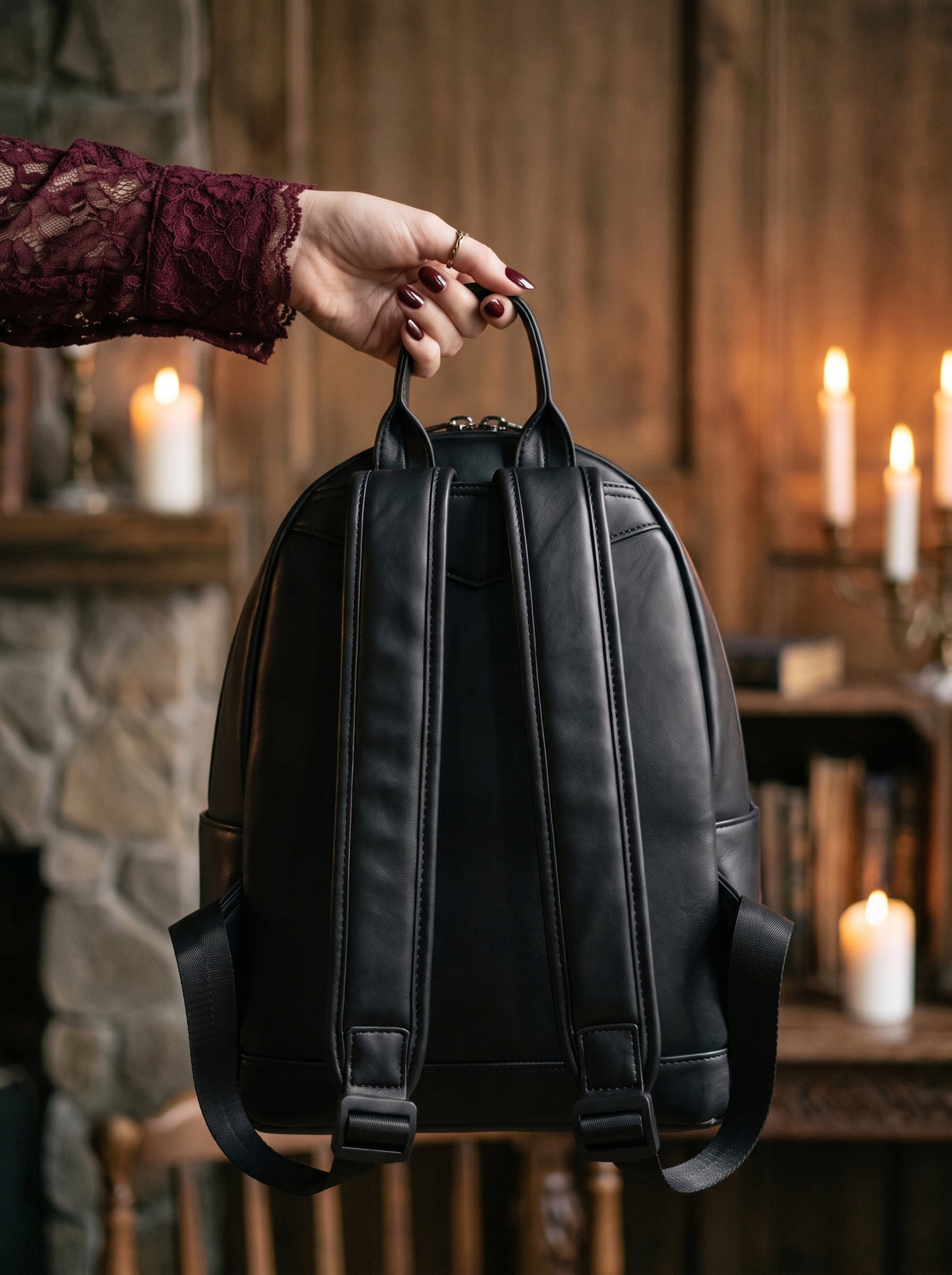 "The Count" Skein Leather Backpack