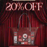 "The Crimson Codex" Leather Tote Bag Deal