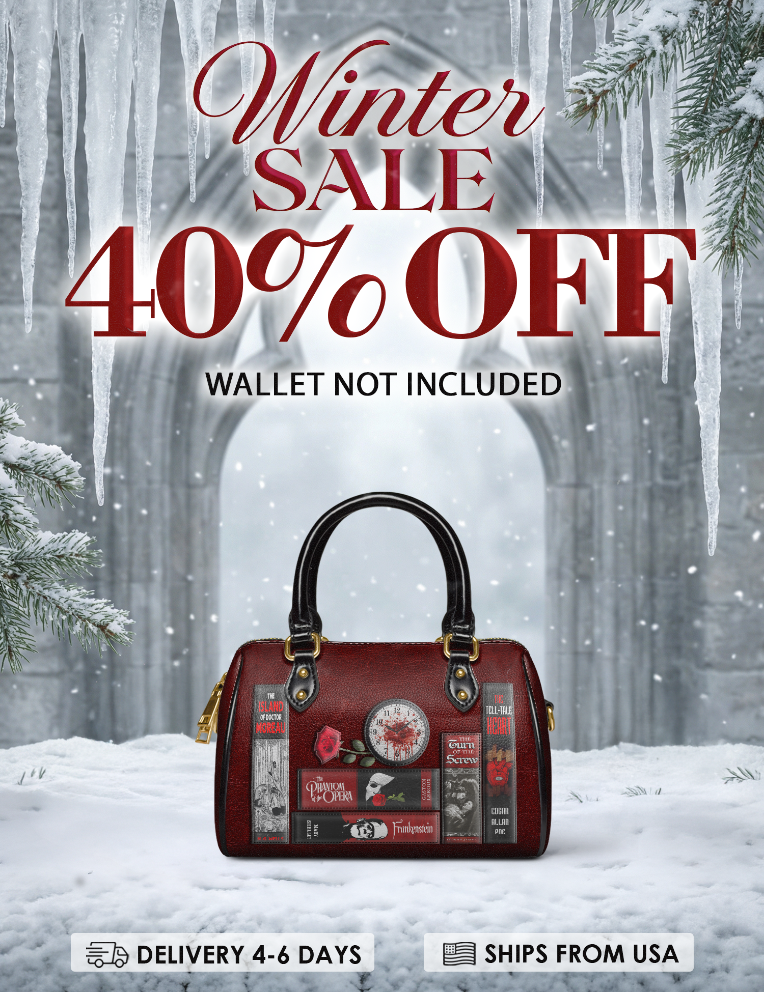 "The Crimson Codex" Mini Satchel Deal