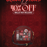 "The Crimson Codex" Circle Crossbody Bag Deal