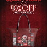 "The Crimson Codex" Leather Tote Bag Deal