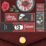 "The Crimson Codex" Envelope Chain Crossbody Bag - CLEAROUT