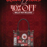 "The Crimson Codex" Small Leather Handbag Deal