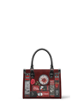 "The Crimson Codex" - Black Interior - Small Leather Handbag