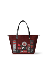 "The Crimson Codex" Leather Tote Bag