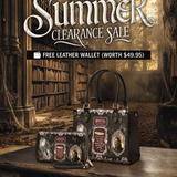 "The Dracula" Small Leather Handbag Deal