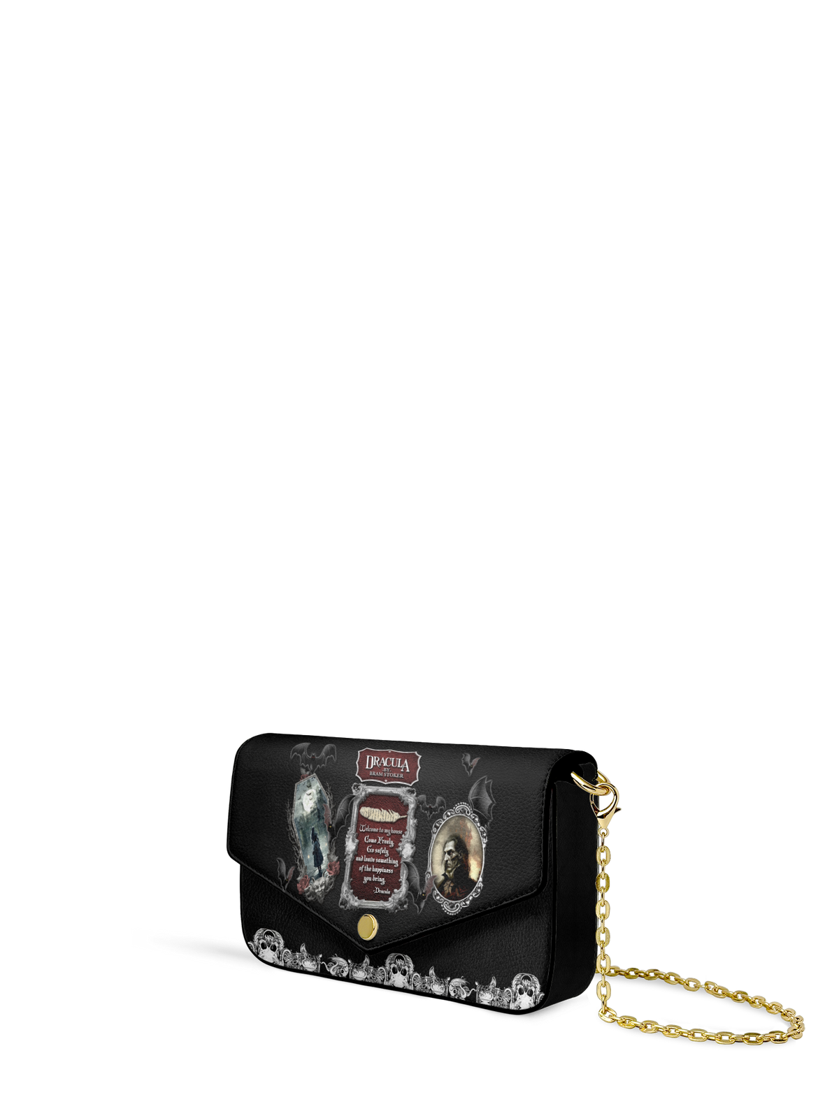 "The Dracula" Envelope Chain Crossbody Bag - FALL CLEARANCE DEAL
