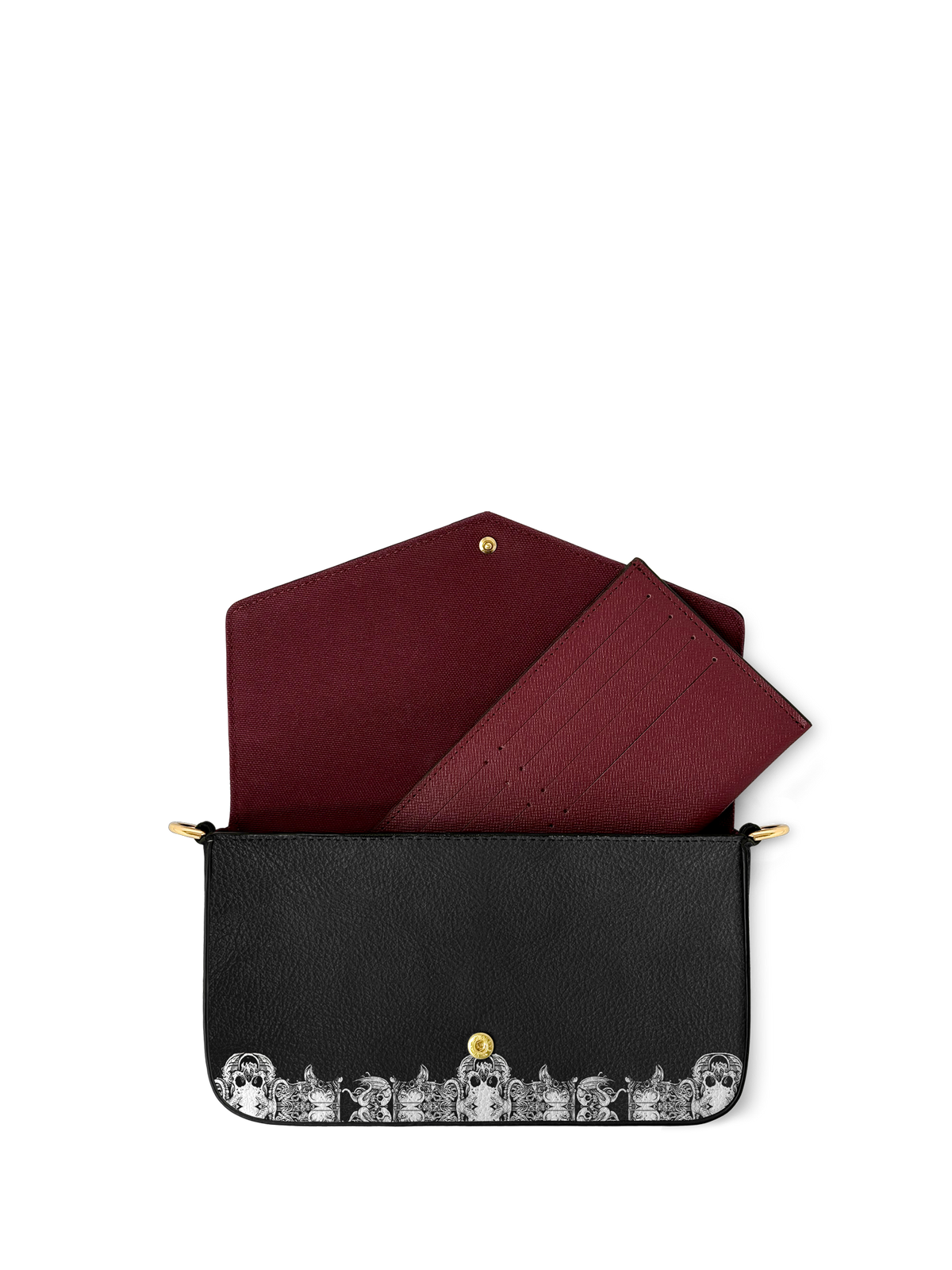 "The Dracula" Envelope Chain Crossbody Bag - FALL DEAL