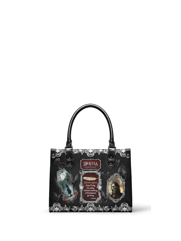 "The Dracula" - Black Interior - Small Leather Handbag