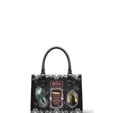 "The Dracula" - Black Interior - Small Leather Handbag Matching Set - CLEAROUT